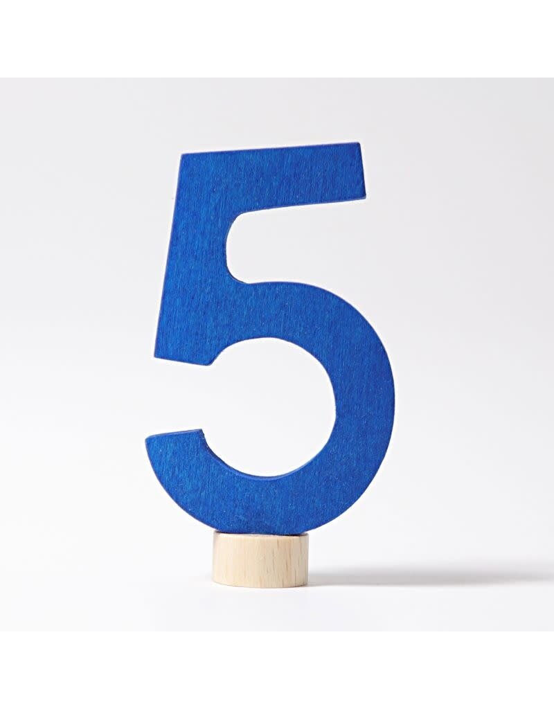 Grimm's Grimm's - Decorative number, 5