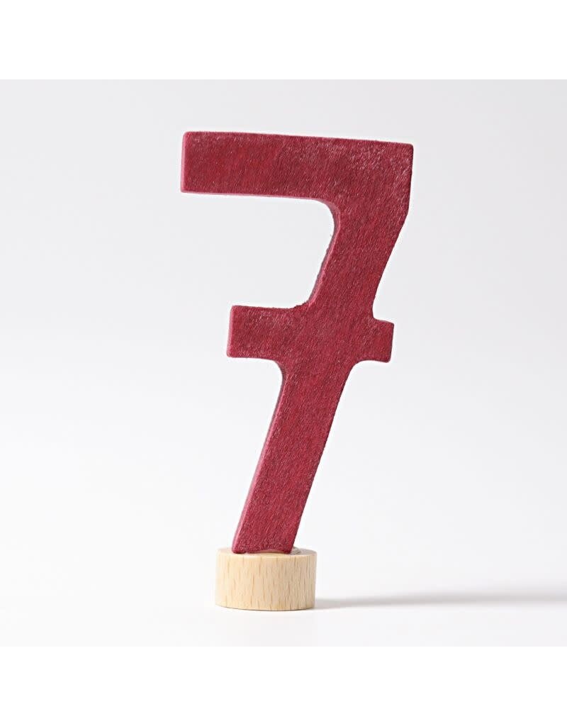 Grimm's Grimm's - Decorative number, 7