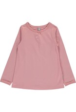 Maxomorra Maxomorra - Top A-line ls dusty pink (3-16j)