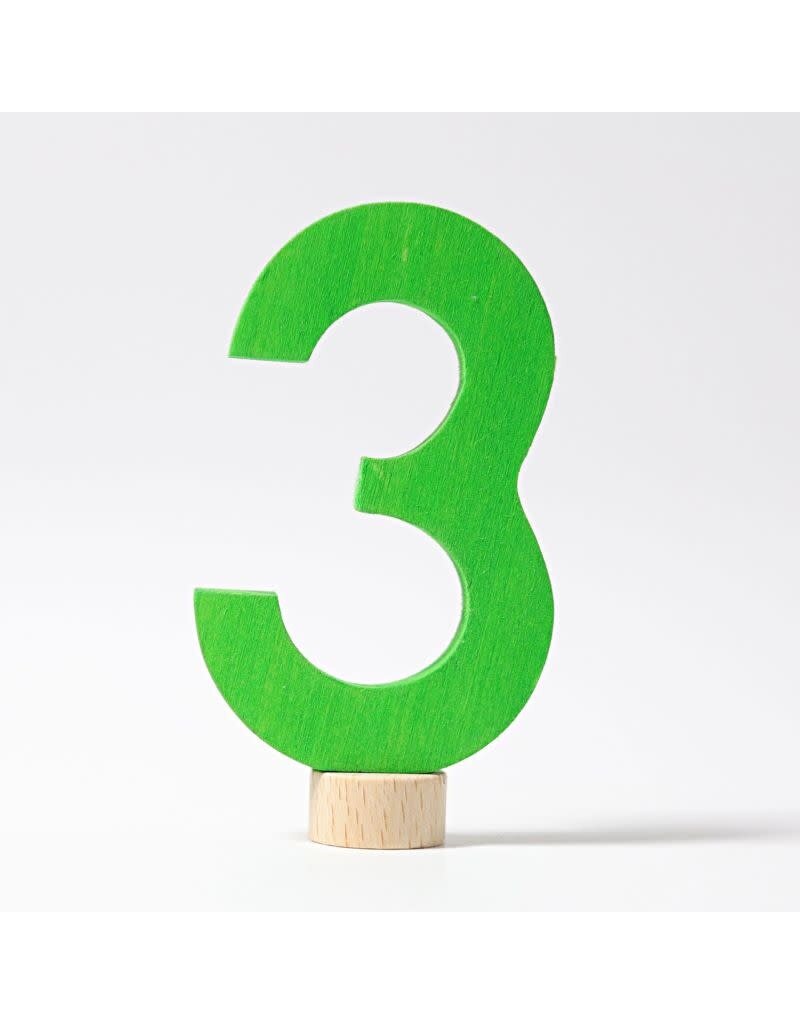 Grimm's Grimm's - Decorative number, 3