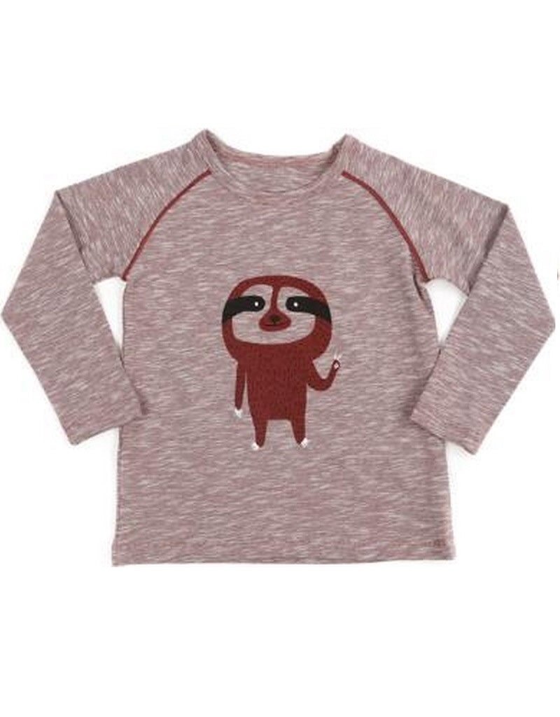 Lily Balou Lily Balou - Tshirt ls Bruno, fired brick (3-16j)