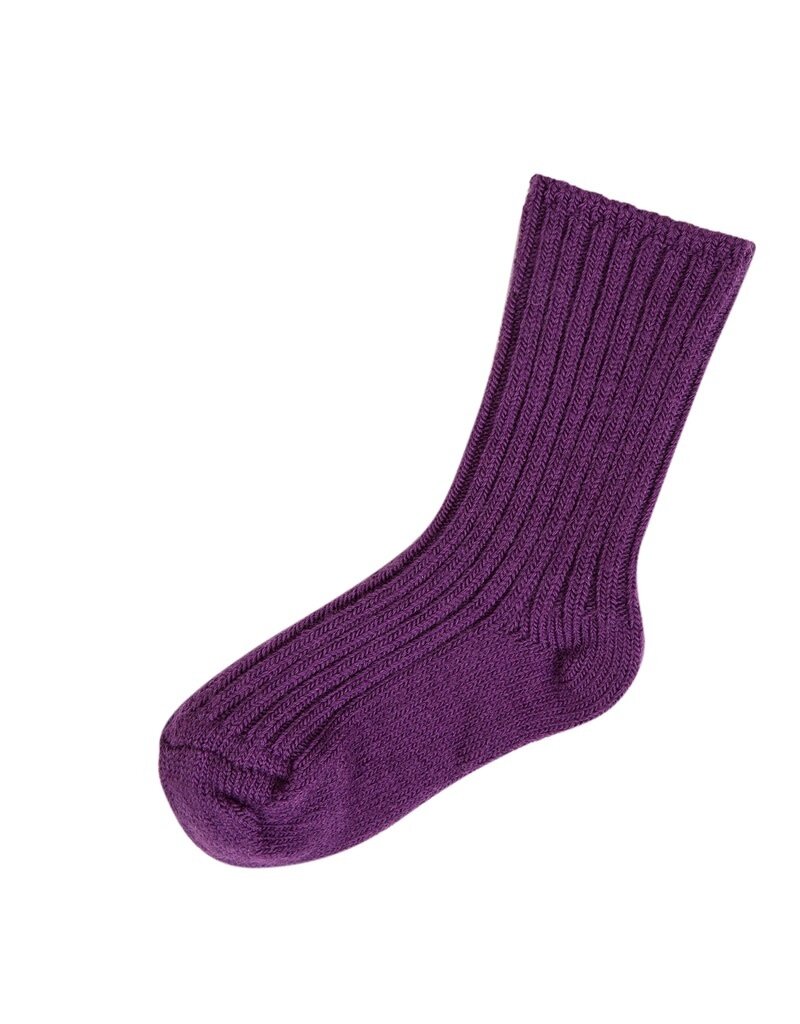 Joha Joha - Wool socks, aubergine (3-16j)