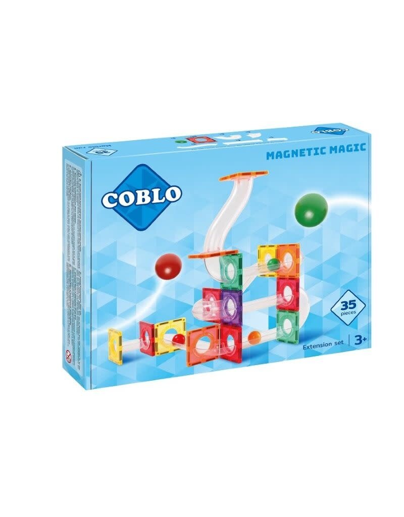 Coblo Coblo - Magnetic Magic Marble Run, 35 stuks