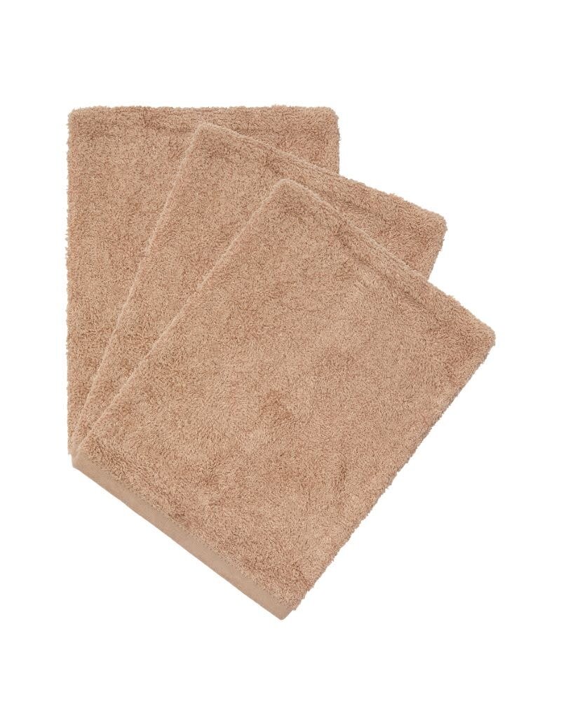 Timboo Timboo - Washandjes, set van 3, Savannah sand