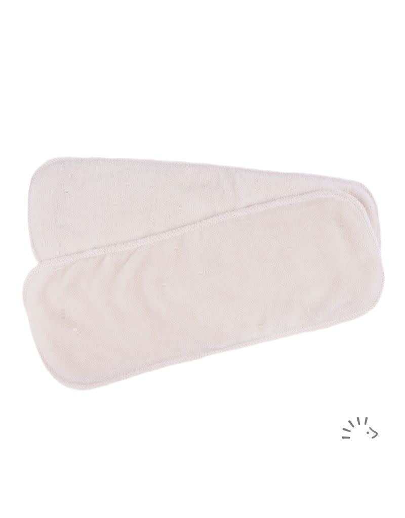 Popolini Popolini - Absorbent insert 2-pack, terry organic cotton