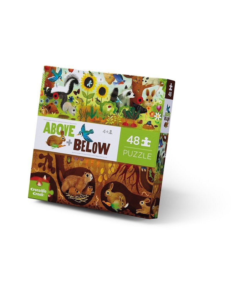 Crocodile Creek Crocodile Creek - Above & below puzzle, Backyard