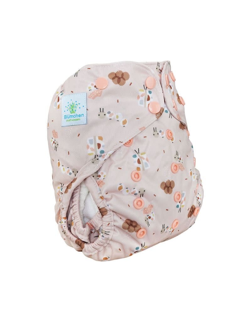 Blümchen Blümchen - Diaper cover OneSize recycled PES snaps