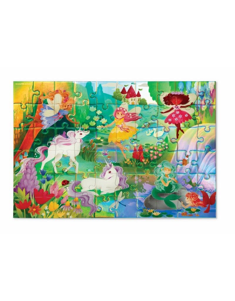 Crocodile Creek Crocodile Creek - Holographic puzzle, Magical friends, 60 stukken