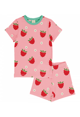 Maxomorra Maxomorra - Pyjama Set SS, Raspberry (3-10j)