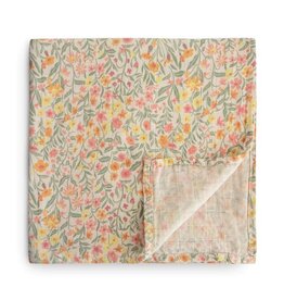 Mushie Swaddle uit tetrastof, verschillende prints