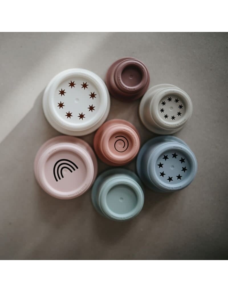 Mushie Mushie - Stacking cups, Original