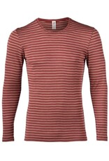 Engel Engel - Men's shirt ls, wool/silk, Copper/Natural