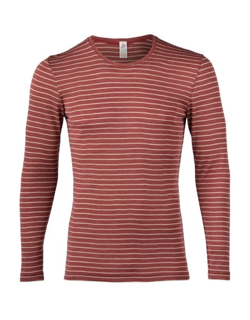 Engel Engel - Men's shirt ls, wool/silk, Copper/Natural