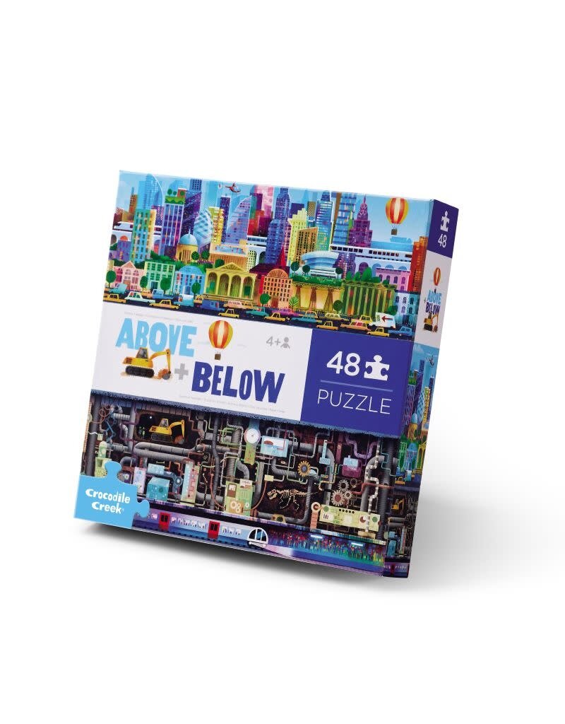 Crocodile Creek Crocodile Creek - Above & below puzzle, Big city