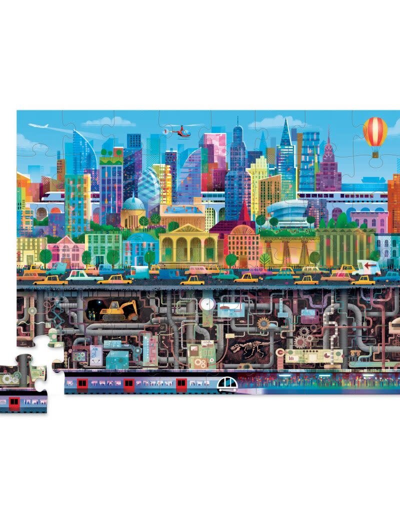 Crocodile Creek Crocodile Creek - Above & below puzzle, Big city