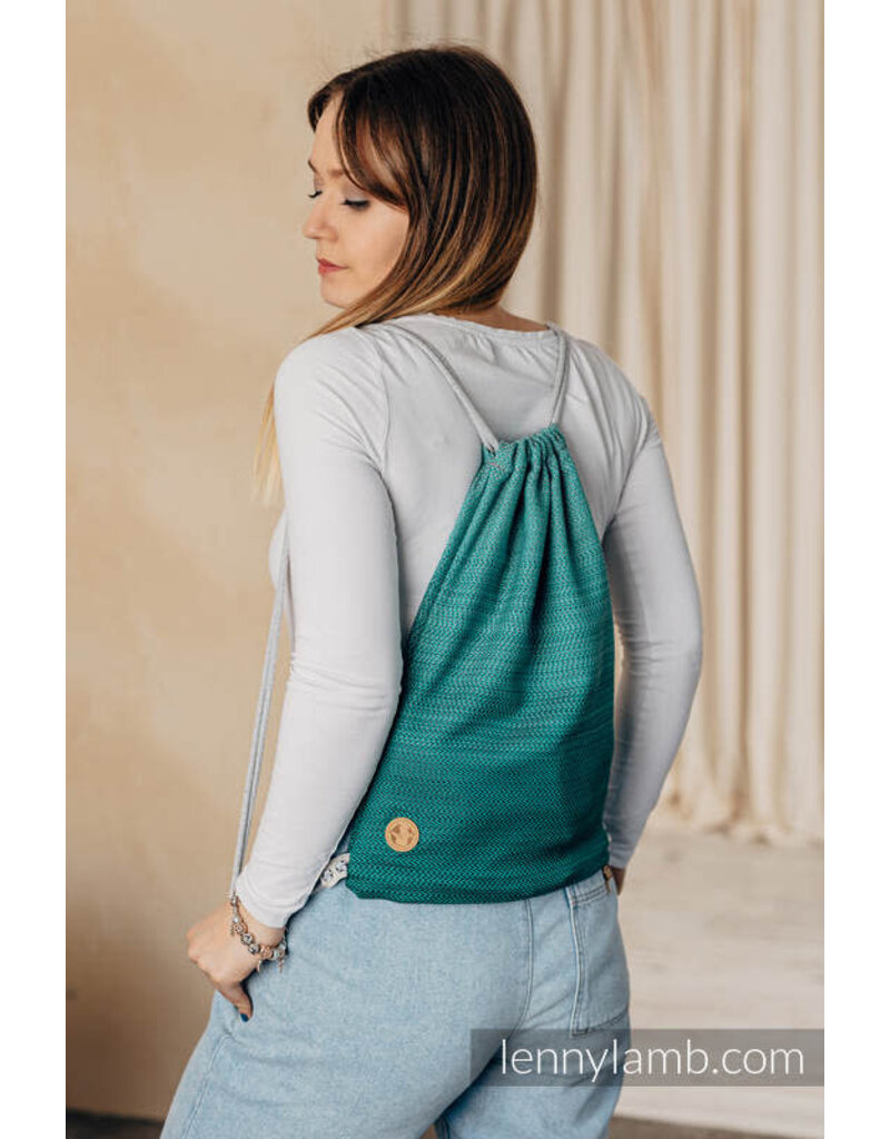LennyLamb LennyLamb - Sackpack, Little Herringbone ombre green