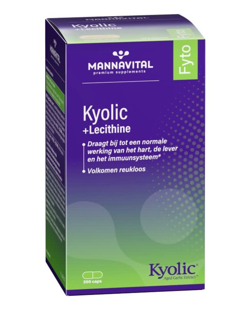 Mannavital Mannavital - Kyolic + lecithine, 200 capsules