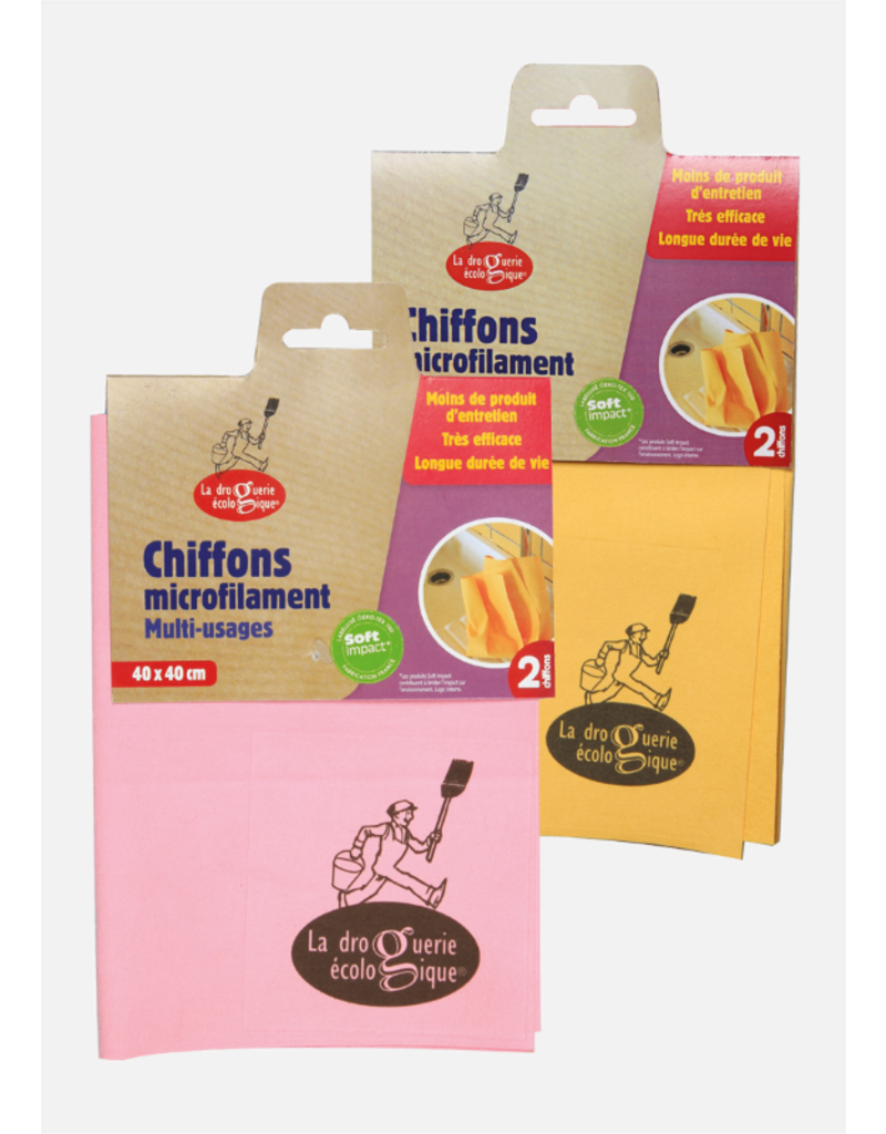 La droguerie écologique La droguerie écologique - Multifunctionele microvezeldoeken, 2 stuks