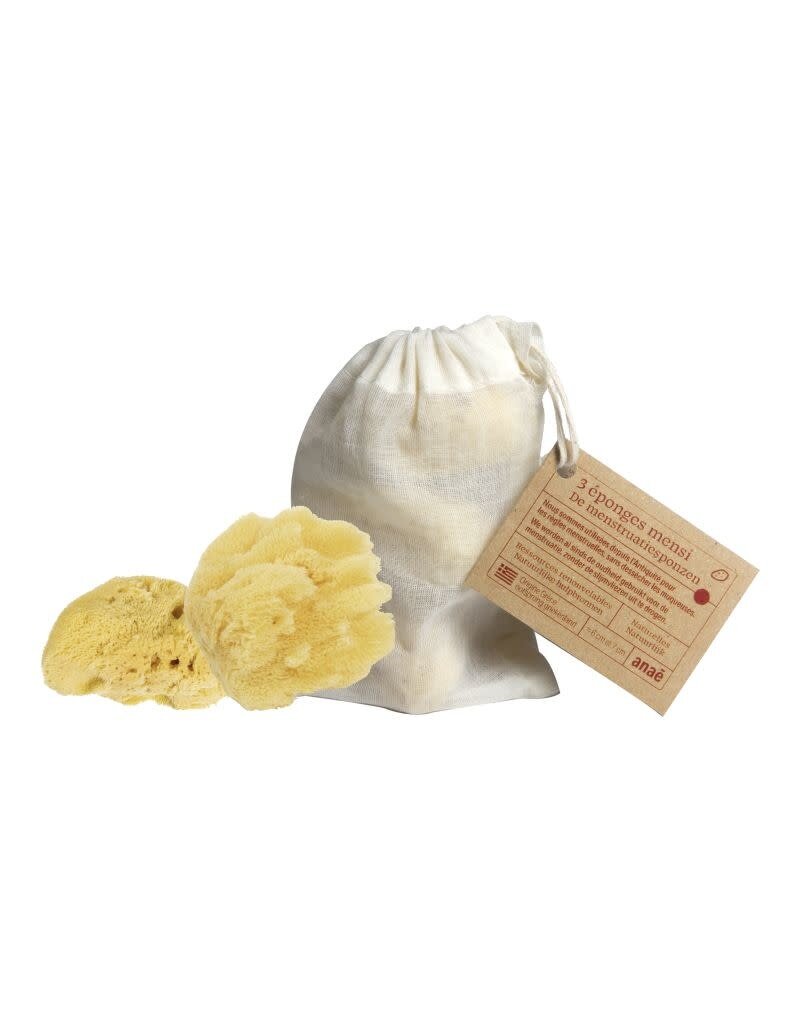 Anaé Anaé - Menstruatiesponsjes, 3 stuks