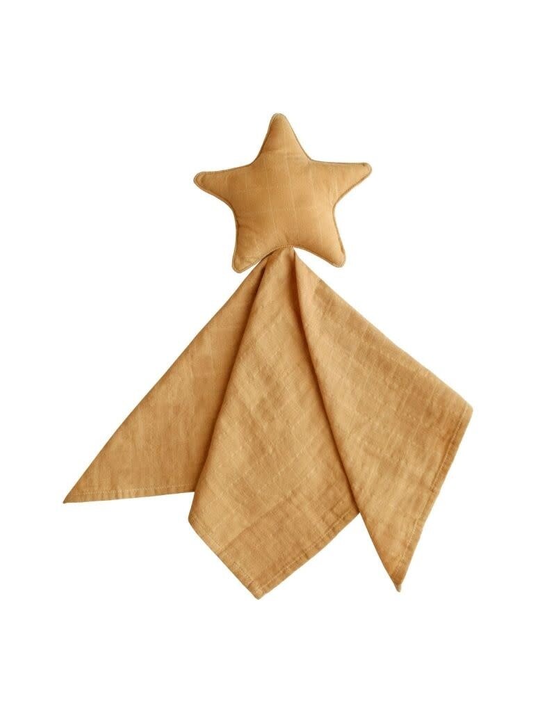 Mushie Mushie - Lovey blanket Star, Fall Yellow