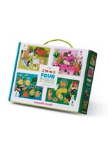 Crocodile Creek Crocodile Creek - Four Puzzle set, Playful pets