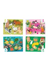 Crocodile Creek Crocodile Creek - Four Puzzle set, Playful pets