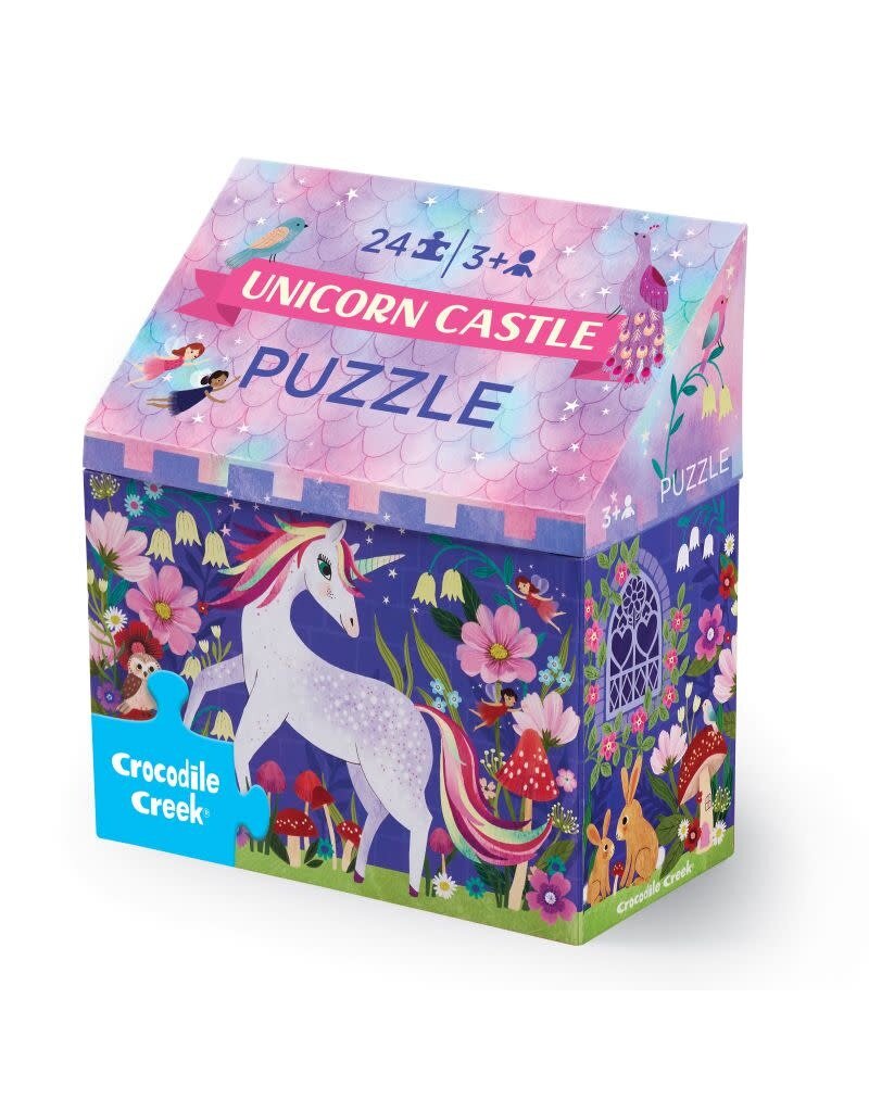 Crocodile Creek Crocodile Creek - House puzzle, Unicorn Castle, 24 pcs