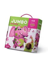 Crocodile Creek Crocodile Creek - Jumbo shaped puzzle, Elephant, 48 stukken