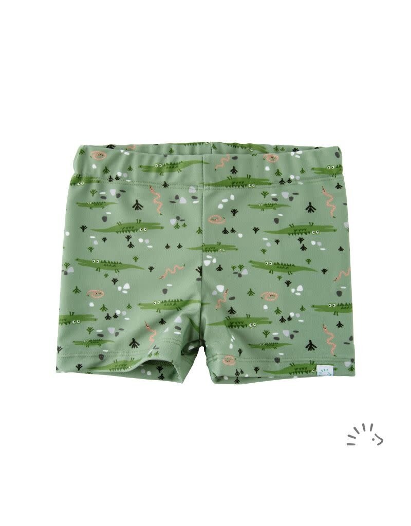 Iobio Iobio - UV swim shorts, Crocodile (3-10j)
