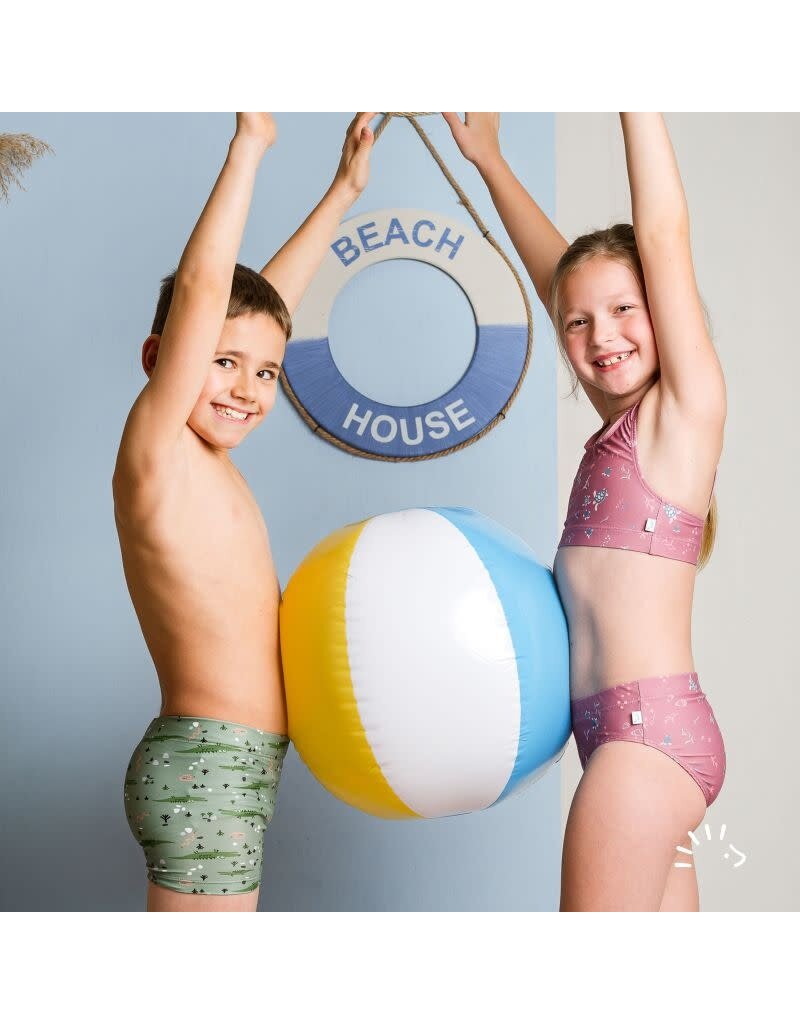 Iobio Iobio - UV swim shorts, Crocodile (3-10j)