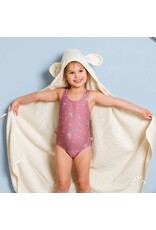 Iobio Iobio - UV swimsuit, Turtle mauve (3-10j)