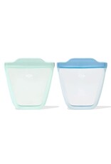 Oxo Tot Oxo tot - Silicone Reusable bag 2-piece stand-up cup set