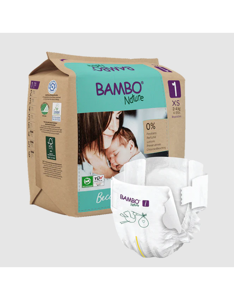 Bambo Nature Bambo Nature - Wegwerpluier size 1, 2-4kg, 22 stuks