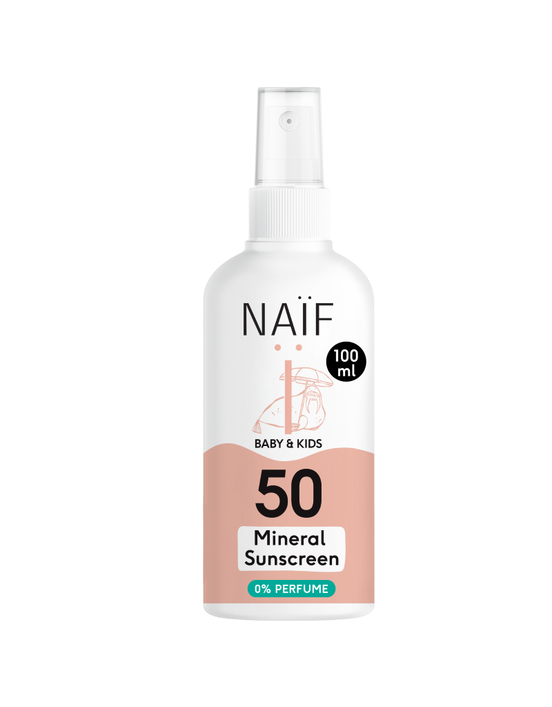 Naïf Naif - Mineral sunscreen spray, baby & kids, SPF50
