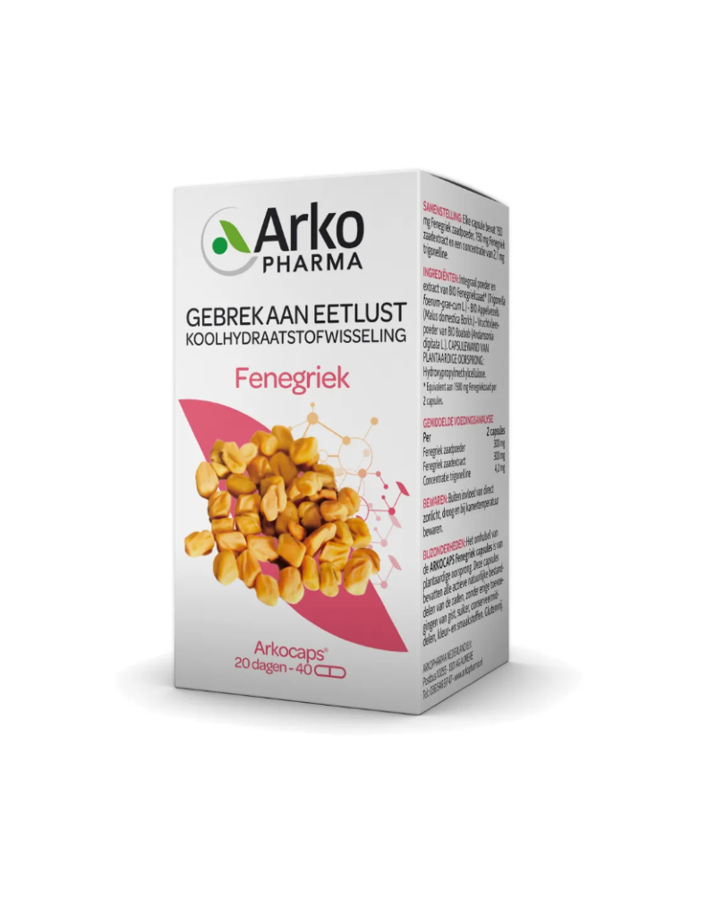 Arkopharma - Arkocaps, fenegriek, 40 caps