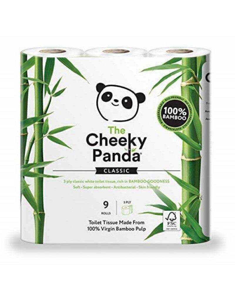 The Cheeky Panda The Cheeky Panda - Wc-papier, 9 rollen, bamboe
