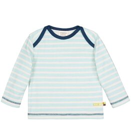 Loud+Proud Gestreept shirt, cloud (0-2j)