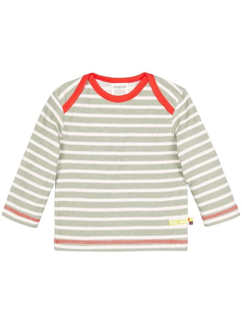 Loud+Proud Loud+Proud - shirt, ringel, olive (3-16j)