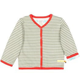 Loud+Proud Omkeerbaar gilet, olive (3-16j)