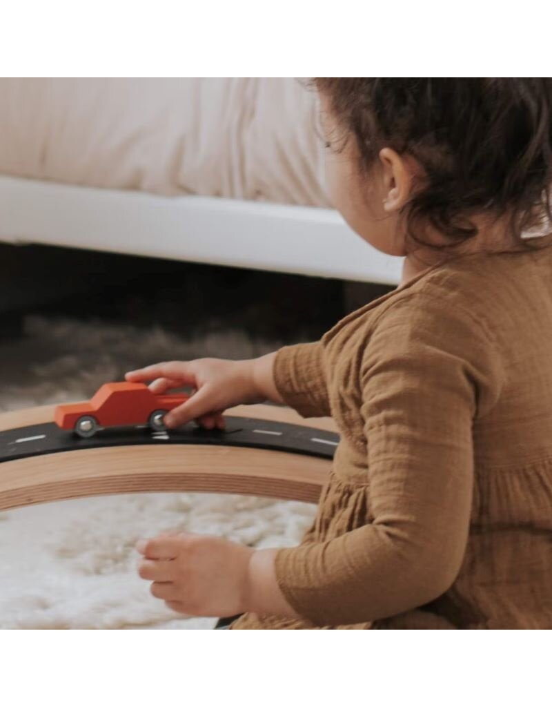 Waytoplay Waytoplay - Wooden toy car, Red