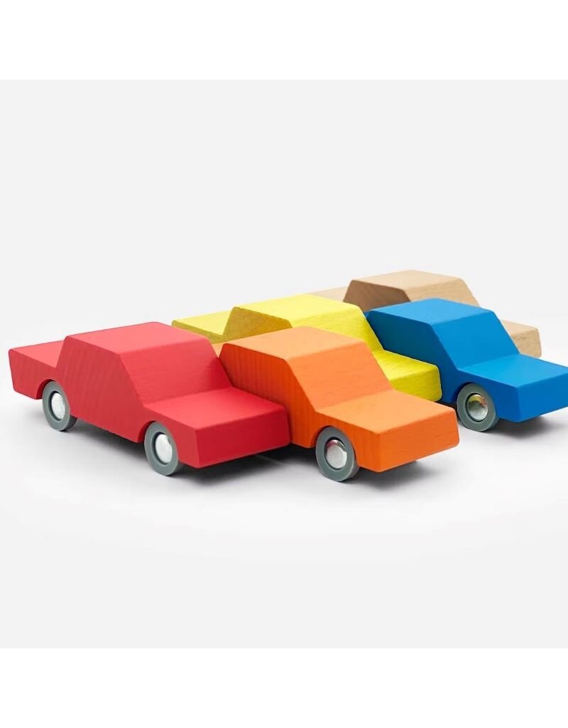 Waytoplay Waytoplay - Wooden toy car, Red