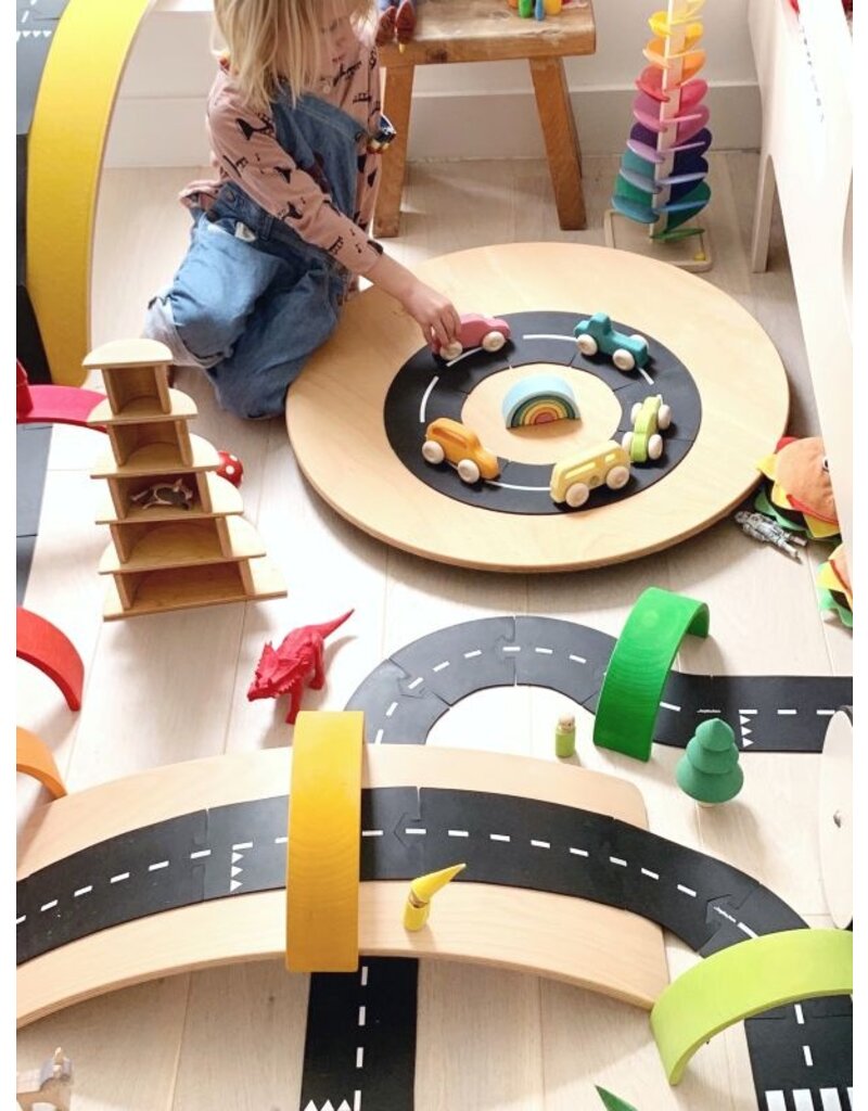 Waytoplay Waytoplay - Wooden toy car, Red