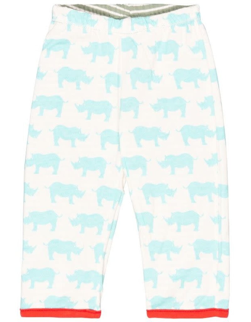 Loud+Proud Loud+Proud - wendehose, olive/white, neushoorn (0-2j)