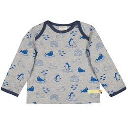 Loud+Proud Shirt met print, grey (0-2j)