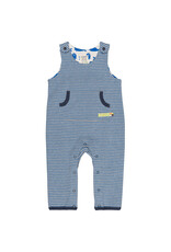 Loud+Proud Loud+Proud - Strampler ringel, grey/cobalt (0-2j)