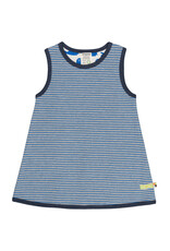 Loud+Proud Loud+Proud - Kleid ringel, grey/cobalt (3-16j)