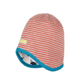 Loud+Proud Gestreepte muts, grey (3-16j)