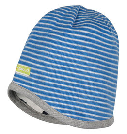 Loud+Proud Gestreepte muts, cobalt (3-16j)