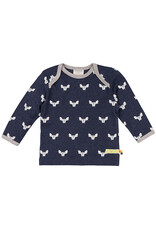 Loud+Proud Loud+Proud - Shirt woll-anteil druck, midnight (0-2j)