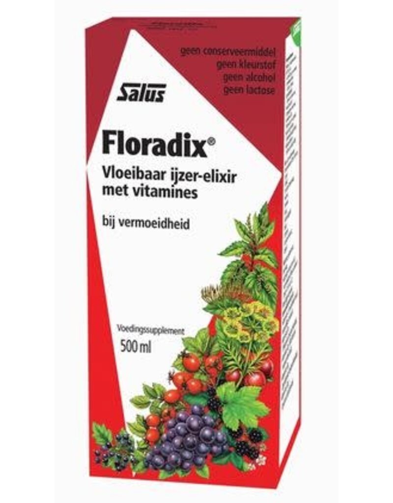 Salus Salus -  Floradix, ijzer-elixir met vitaminen 500ml
